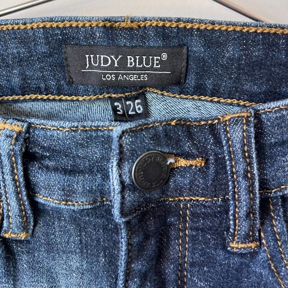 Gently Worn, but Lovingly Cared For, Judy Blue Boot Cut Jeans Style# JB8235DK - Picture 4 of 14